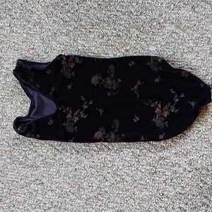 Vintage purple velvet bodysuit xs